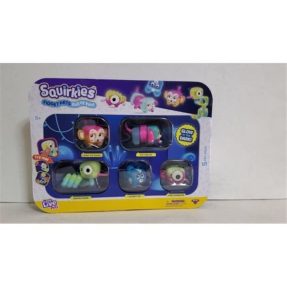 Little Live Pets Squirkies Cheeky Pop Monkey, Pop Tube Pup, Squiggly Snake, CAT - Picture 3 of 6